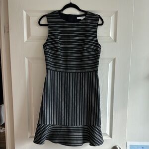 & Other Stories Black and Gray Sheath Mini Dress